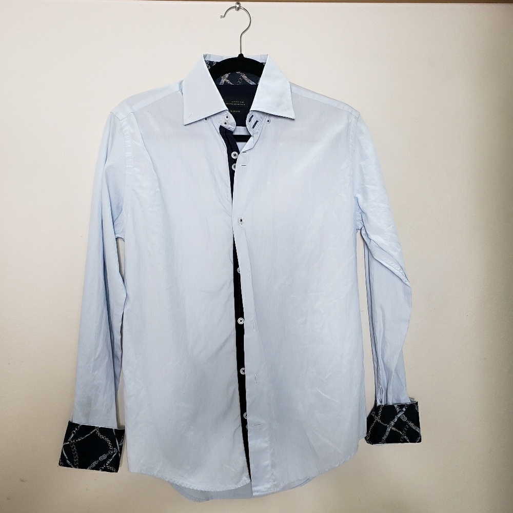 Men's Zara Man Black Tag Slim Fit Size S